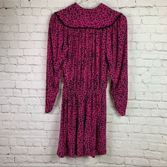 ZADIG & voltaire reveal leopard print mini dress size XS - Picture 2 of 13